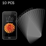10 PCS for LG K7 0.26mm 9H Surface Hardness 2.5D Explosion-proof Tempered Glass Screen Film