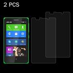 2 PCS for Nokia XL 0.26mm 9H+ Surface Hardness 2.5D Explosion-proof Tempered Glass Film