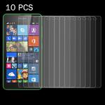 10 PCS for Microsoft Lumia 535 0.26mm 9H Surface Hardness 2.5D Explosion-proof Tempered Glass Screen Film