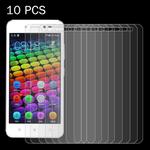 10 PCS for Lenovo S90 / Z2 0.26mm 9H Surface Hardness 2.5D Explosion-proof Tempered Glass Screen Film