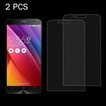 2 PCS for Asus Zenfone Go / ZC500TG 0.26mm 9H Surface Hardness 2.5D Explosion-proof Tempered Glass Screen Film