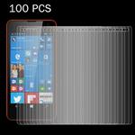 100 PCS for Microsoft Lumia 550 0.26mm 9H+ Surface Hardness 2.5D Explosion-proof Tempered Glass Film