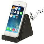 Wireless Magic Audio Amplifying Induction Speaker Holder for iPhone 5 & 5S & 5C / 4 & 4S (Black)