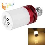E27 4.5W Warm White 24 LED Bluetooth Speaker Light / Energy Saving Lamps(Red)