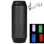 AEC BQ-615 Pulse Portable Bluetooth Streaming Speaker with Built-in LED Light Show & Mic, For iPhone, Galaxy, Sony, Lenovo, HTC, Huawei, Google, LG, Xiaomi, other Smartphones and all Bluetooth Devices(Black)
