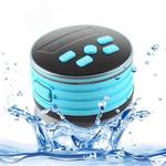 F08 Portable Speaker IPX7 Waterproof Support FM Radio High-fidelity Sound Box Bluetooth Speaker with Suction Cup & LED Light(Blue)