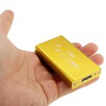 6gb/s mSATA Solid State Disk SSD to USB 3.0 Hard Disk Case(Gold)