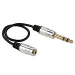 6.35mm Male to 3.5mm Female Audio Adapter Cable, Length: 30cm