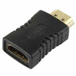 Gold Plated HDMI 19 Pin Male to Female Adapter(Black)