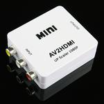 Mini CVBS/L+R Audio to HDMI Converter Adapter