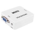 1080P Mini VGA to HDMI Audio Video Converter for HDTV, PC, Laptop and DVD