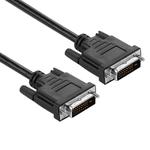 DVI-D Dual Link 24+1 Pin Male to Male M/M Video Cable, Length: 1.5m