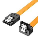 Serial SATA Data Cable,With Metal Clip, Length: 40cm