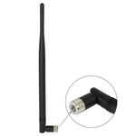 Wireless 7dBi SMA Male Network Antenna(Black)