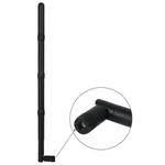 Wireless 15DBi RP-SMA Male Network Antenna (Softcover Edition)(Black)