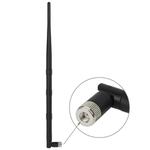 High Quality 15dBi RP-SMA Antenna for Router Network (3 Sections)(Black)