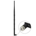 High Quality 2.4GHz 15dBi RP-SMA Antenna for Router Network (4 Sections)(Black)