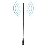 NAGOYA NA-771 144/430MHz Dual Band Flexible Spring Whip SMA-F Handheld Radio Antenna for Walkie Talkie, Antenna Length: 38cm