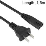 High Quality 2 Prong Style US Notebook AC Power Cord, Length: 1.5m