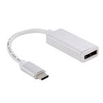10cm USB-C / Type-C 3.1 to Display Adapter Cable, For MacBook 12 inch, Chromebook Pixel 2015, Nokia N1 Tablet PC(Silver)