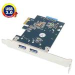 USB 3.0 2 Ports PCI-E Express Controller Card 5Gbps