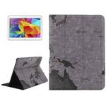 World Map Pattern Flip Leather Case with Holder for Galaxy Tab 4 10.1 / SM-T530, Random Delivery(Grey)