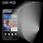 100 PCS for Galaxy SII / I9100 0.26mm 9H 2.5D Tempered Glass Screen Film
