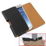 Leather Case Waist Bag with Belt Clip for  iPhone 8 & 7  / iPhone 6, Galaxy SIII / i9300 / i9500(Black)
