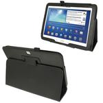 Litchi Texture Leather Case with Holder for Galaxy Tab 3 (10.1) / GT-P5200(Black)