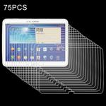 75 PCS 0.4mm 9H+ Surface Hardness 2.5D Explosion-proof Tempered Glass Film for Galaxy Tab 3 10.1 / P5200