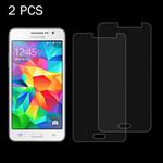 2 PCS for Galaxy Grand Prime / G530 0.26mm 9H Surface Hardness 2.5D Explosion-proof Tempered Glass Screen Film