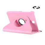 Litchi Texture 360 Degree Rotation Leather Case with multi-functional Holder for Galaxy Tab S2 8.0(Pink)