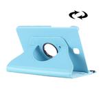 Litchi Texture 360 Degree Rotation Leather Case with multi-functional Holder for Galaxy Tab S2 8.0(Baby Blue)
