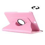 Litchi Texture 360 Degree Rotation Leather Case with multi-functional Holder for Galaxy Tab S2 9.7(Pink)