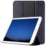 Custer Texture Horizontal Flip Leather Case with 3-folding Holder for Galaxy Tab S2 9.7 / T815(Black)