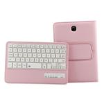 For Galaxy Tab S2 8.0 T710 / T715 2 in 1 Detachable Bluetooth Keyboard Litchi Texture Leather Tablet Case with Holder(Pink)