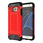 For Galaxy S7 Edge / G935 Tough Armor TPU + PC Combination Case (Red)