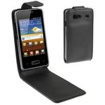 Vertical Flip Holster for Galaxy S / i9070 / Advance(Black)
