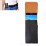 6.3 Inch Crazy Horse Texture Vertical Flip Leather Case / Waist Bag with Back Splint for Galaxy Mega 6.3 & Mega 2 / G750F
