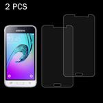 2 PCS for Galaxy J1(2016) / J120 0.26mm 9H Surface Hardness 2.5D Explosion-proof Tempered Glass Screen Film