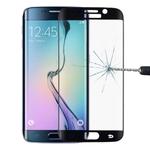 0.3mm 9H Surface Hardness 3D Curved Surface Full Screen Cover Explosion-proof Tempered Glass Film for Galaxy S6 Edge+ / G928(Black)