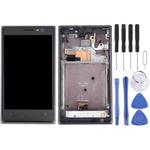 LCD Display + Touch Panel with Frame  for Nokia Lumia 925(Black)