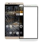 For Huawei Ascend Mate 7 10PCS Front Screen Outer Glass Lens (White)