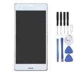 LCD Display + Touch Panel with Frame for Sony Xperia Z3 (Dual SIM Version) / D6633 / L55U(White)