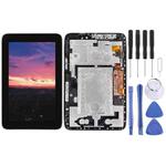 OEM LCD Screen for Lenovo Idea Tab A2107 Digitizer Full Assembly with Frame (Black)