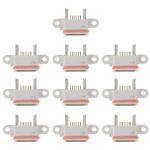 10 PCS Charging Port Dock Connector  for Xiaomi Mi 4(White)
