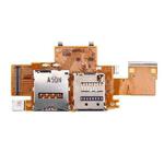 SIM Card and SD Card Reader Contact Flex Cable  for Sony Xperia Tablet Z / SGP311 / SGP312 / SGP321
