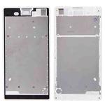 Front Housing  with Adhesive Sticker for Sony Xperia T3(White)