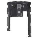 Back Plate Housing Camera Lens Panel  for LG G3 / D855(Black)