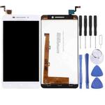 OEM LCD Screen for Lenovo A5000 with Digitizer Full Assembly (White)